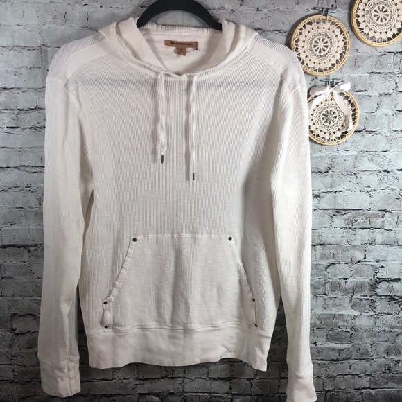 John Varvatos Other - John Varvatos * USA thermal hoodie white cotton M